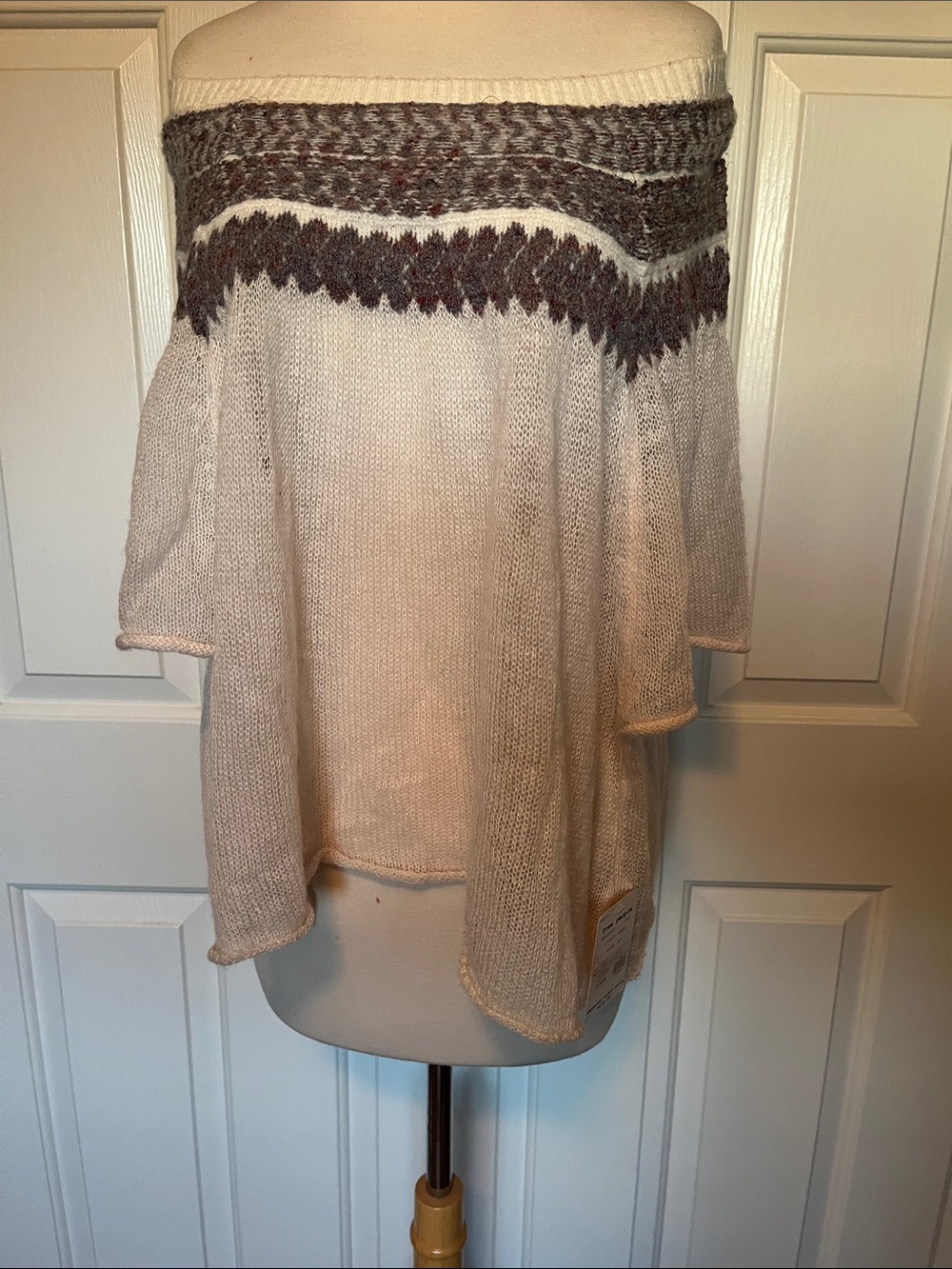 Free People Loch Lomand Off Shoulder Sweater - Picture 6 of 13